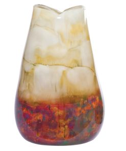 Fiesta Small Glass Flower Urn