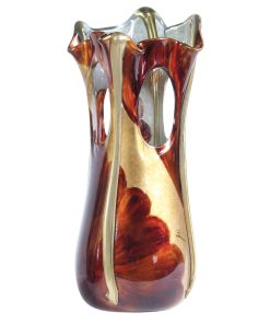 Signature Large Golden Glass Vase