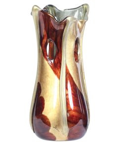 Signature Small Golden Glass Vase