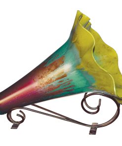 Mountain Meadow Cone Vase with Iron Stand