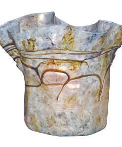 Moon Dance Flower Glass Urn