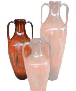 Greek Medium Ceramic Floor Urn | Rocky Red